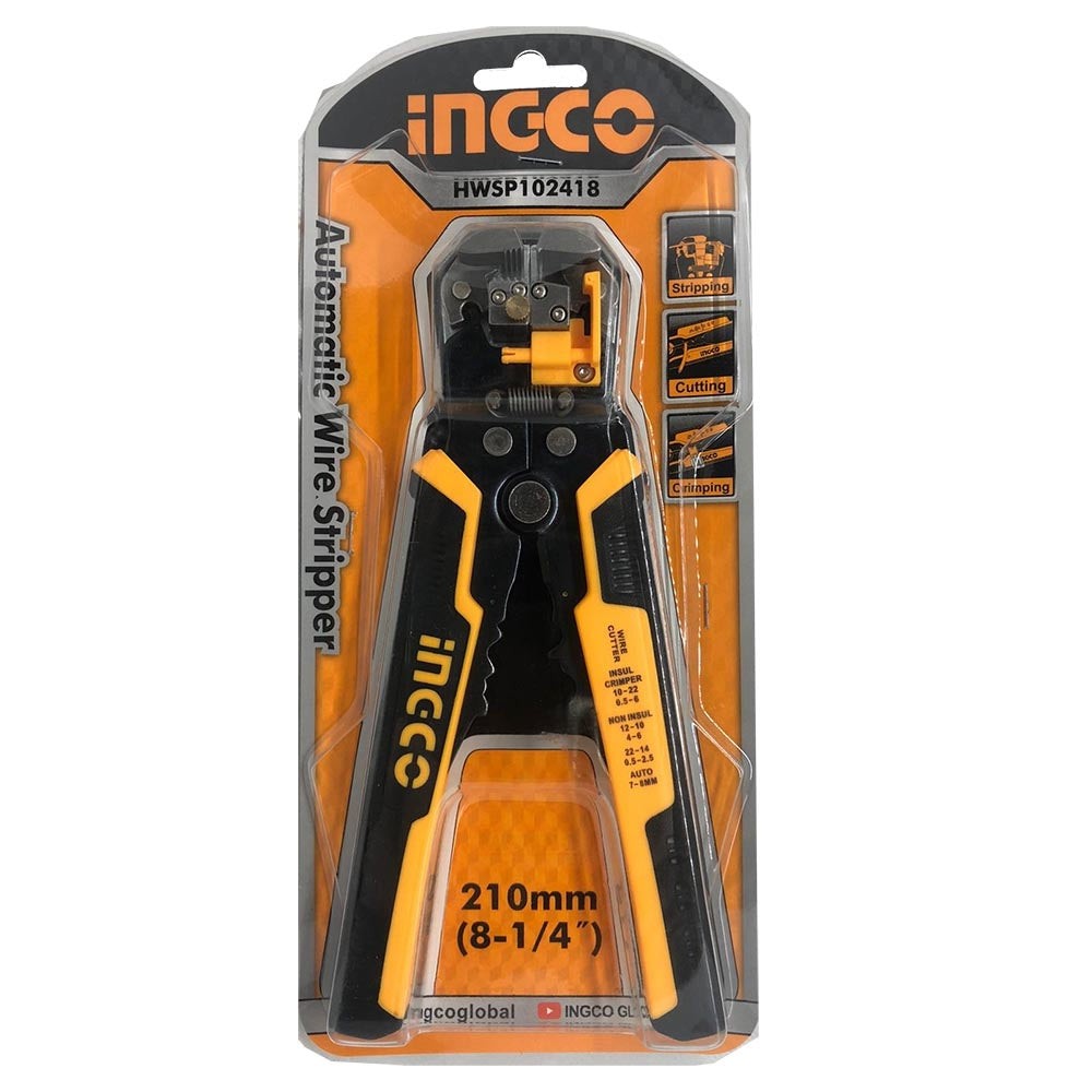 PINZA PELACABLE INGCO 210mm 3en1 - HWSP102418