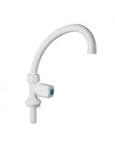 [WGSI311] Canilla Mesada 1 Agua Plast. Bca Vol. Red. "ginyplast-10312"