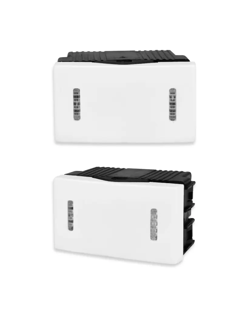 [005480200004] COMBINACION UNIPOLAR SIMPLE BLANCO KALOP