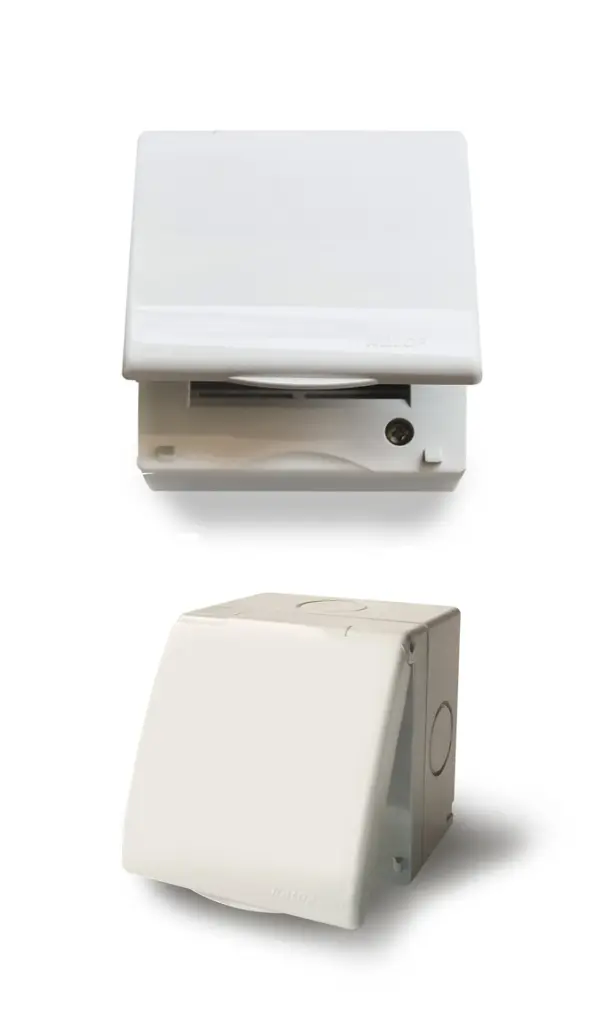 [005480200067] CAJA P/ 2 MODULOS SIGMA GRIS IP55 C/ TAPA CIEGA