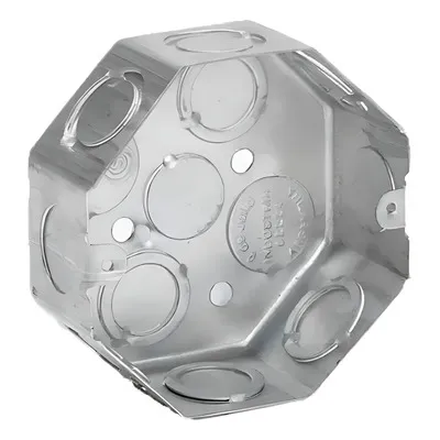 [014230000002] CAJA OCTOGONAL 7X7 CHAPA