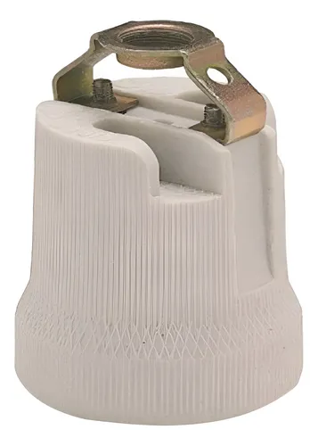 [150230200002] PORTALAMPARA CERAMICO E27 CON PUENTE