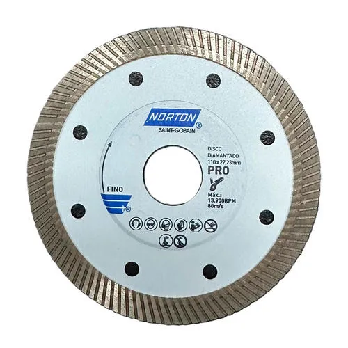 [N32370] DISCOS DIAMANTADO PRO FINO PARA PORCELANATO Y MARMOL 110X1.3X22 NORTON