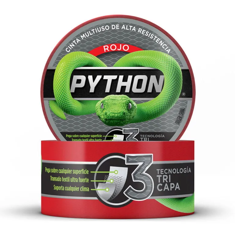 PYTHON® ALTA RESISTENCIA 9MTS ROJO