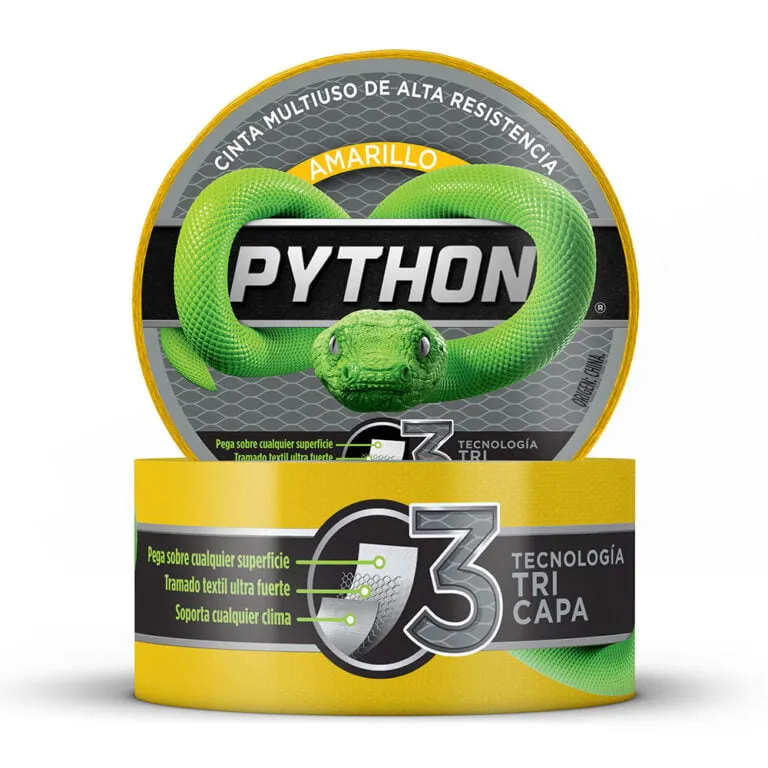 PYTHON® ALTA RESISTENCIA 9MTS AMARILLO